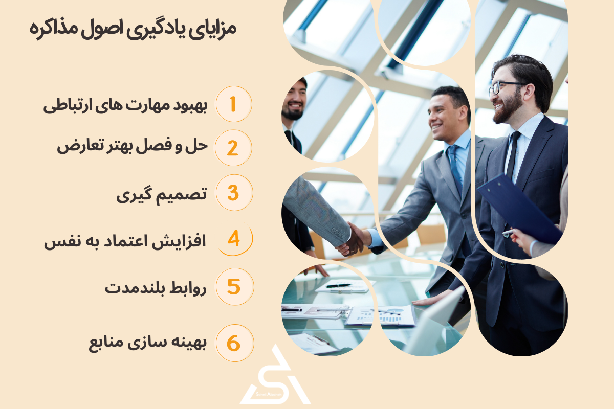 مزایای یادگیری اصول مذاکره